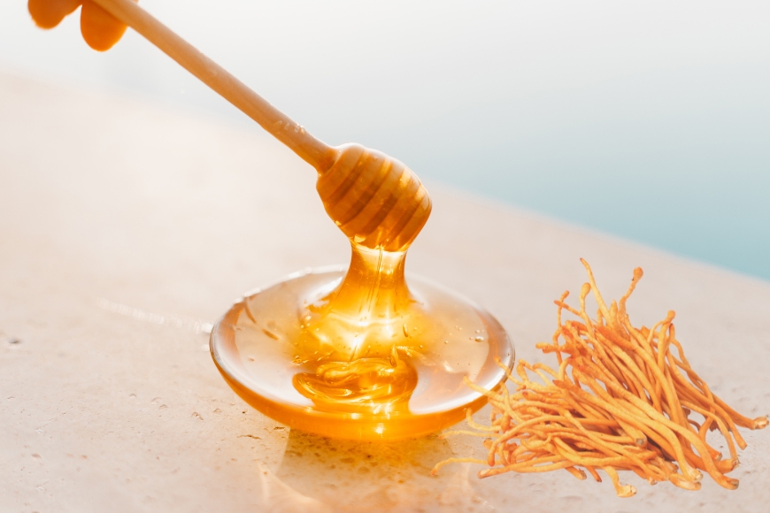 Hướng dẫn cách ngâm đông trùng hạ thảo với mật ong