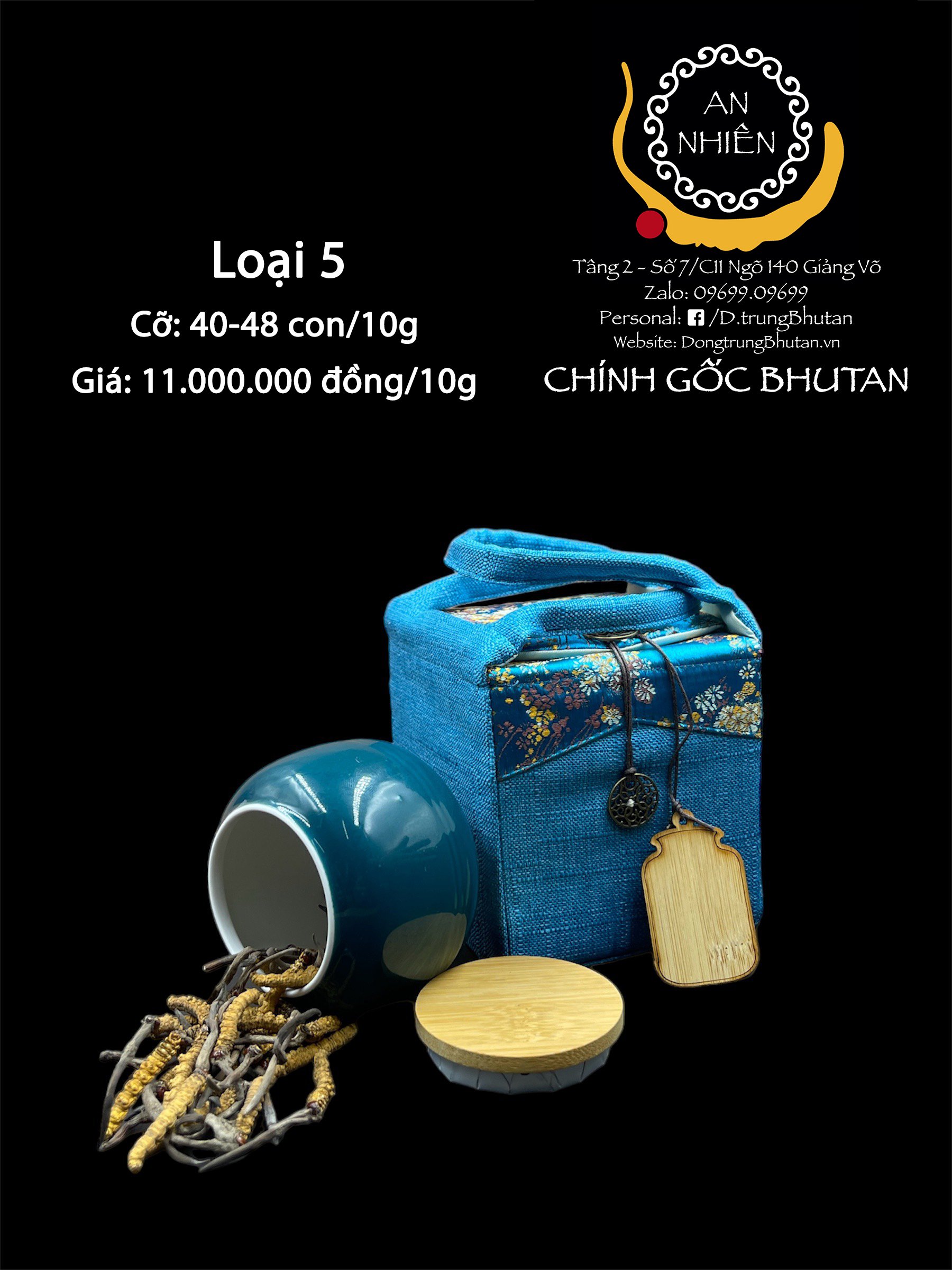 Đông trùng Bhutan loại 5