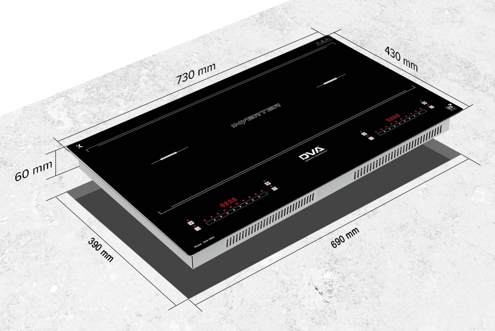 Bếp từ đôi DVA 198IC_Made in Việt Nam