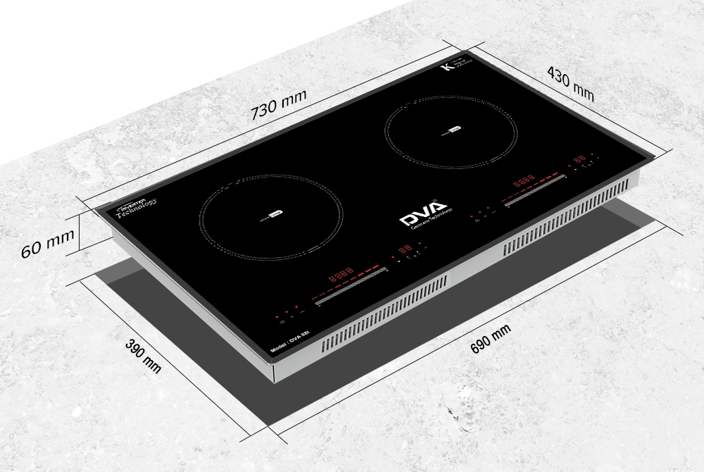 Bếp từ đôi DVA 88I_Made in Việt Nam