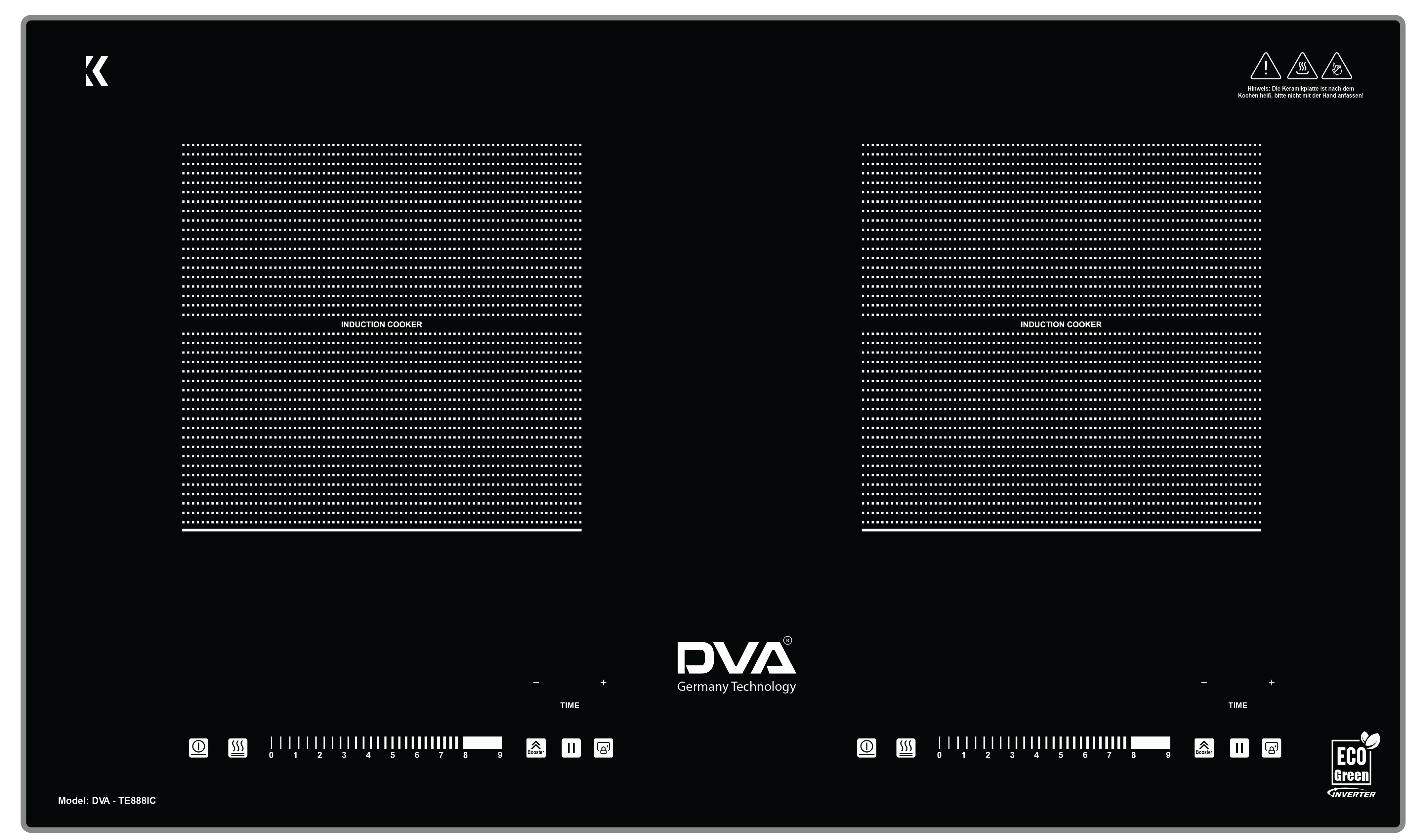 Bếp từ đôi DVA TE 888IC_Made in Việt Nam