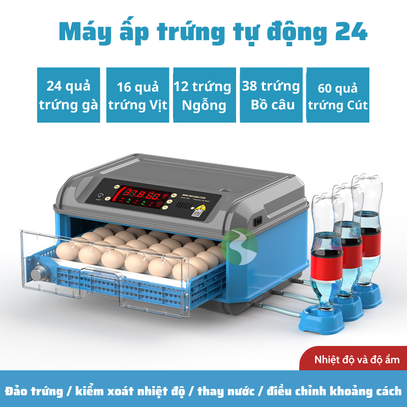 Máy ấp trứng mini ấp trứng gà tự động ấp trứng gia đình 220V VS 12V MAT