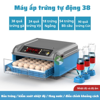 Máy ấp trứng gà mini tự động đảo trứng bơm nước MAT10