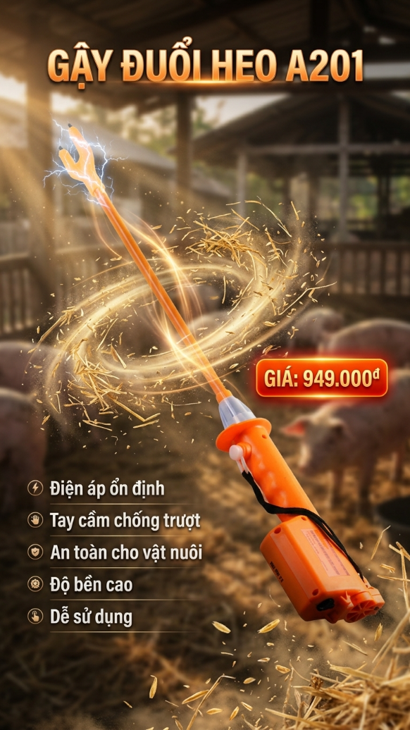 GẬY ĐUỔI HEO CAO CẤP DƯƠNG NINH A201
