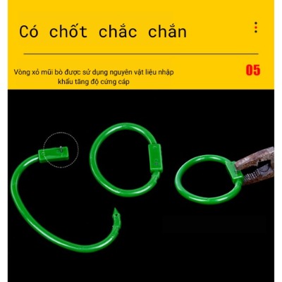 Kìm bấm mũi bò loại lớn 41cm Pakistan vòng nhựa DN34