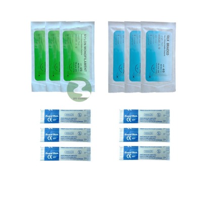Bộ tập khâu da, bộ tiểu phẫu tập khâu phẫu thuật loại 1 silicon siêu mềm