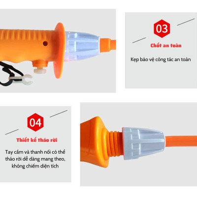 Gậy đuổi heo bằng điện roi đuổi heo thông minh roi đuổi heo gia xúc TH96