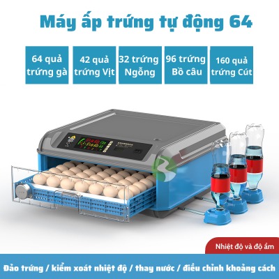 Máy ấp trứng gà mini tự động đảo trứng bơm nước MAT10