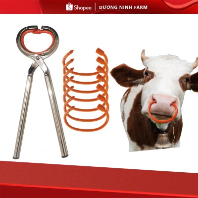Kìm bấm mũi bò loại lớn 41cm Pakistan vòng nhựa DN34