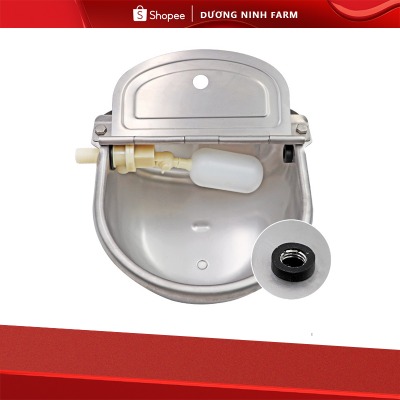 Máng uống nước tự động cho bò, gia súc inox 304 DN30