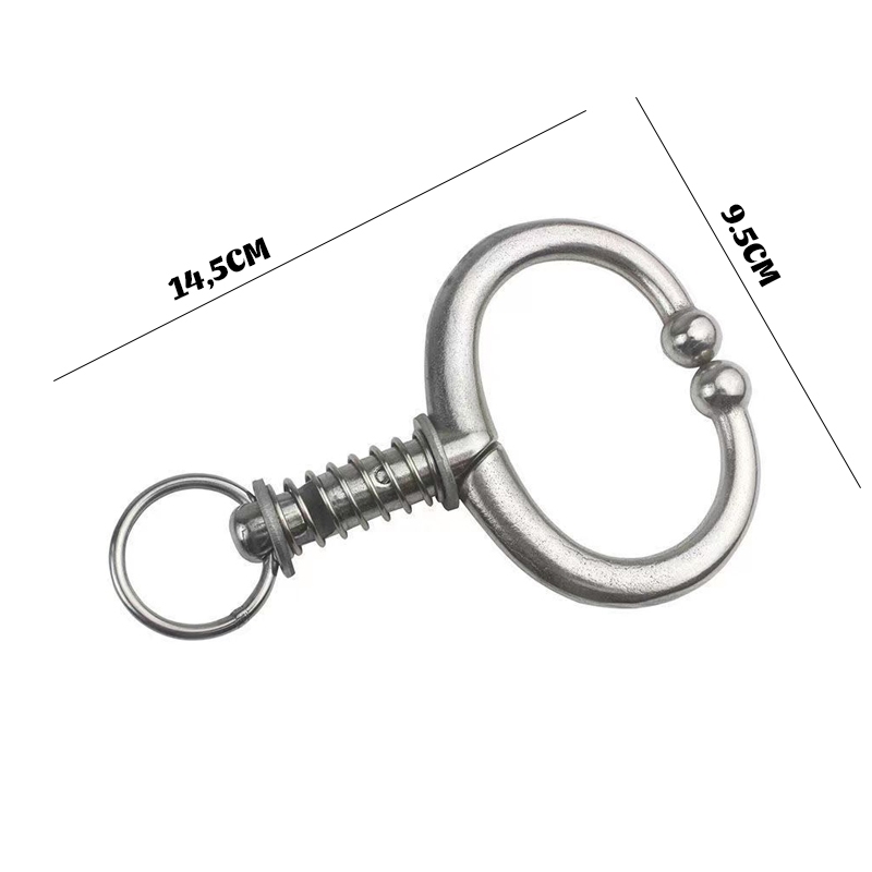 Vòng xỏ mũi bò inox 304 Dương Ninh kẹp mũi bò inox 1 tiện dụng loại mới DN88