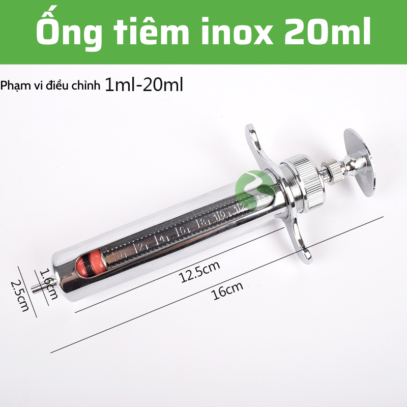 Xilanh inox 10,20,50ML Dương Ninh inox 304 tiêu chuẩn quốc tế