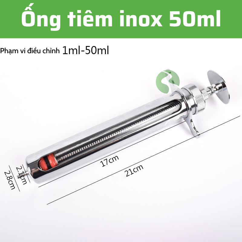 Xilanh inox 10,20,50ML Dương Ninh inox 304 tiêu chuẩn quốc tế