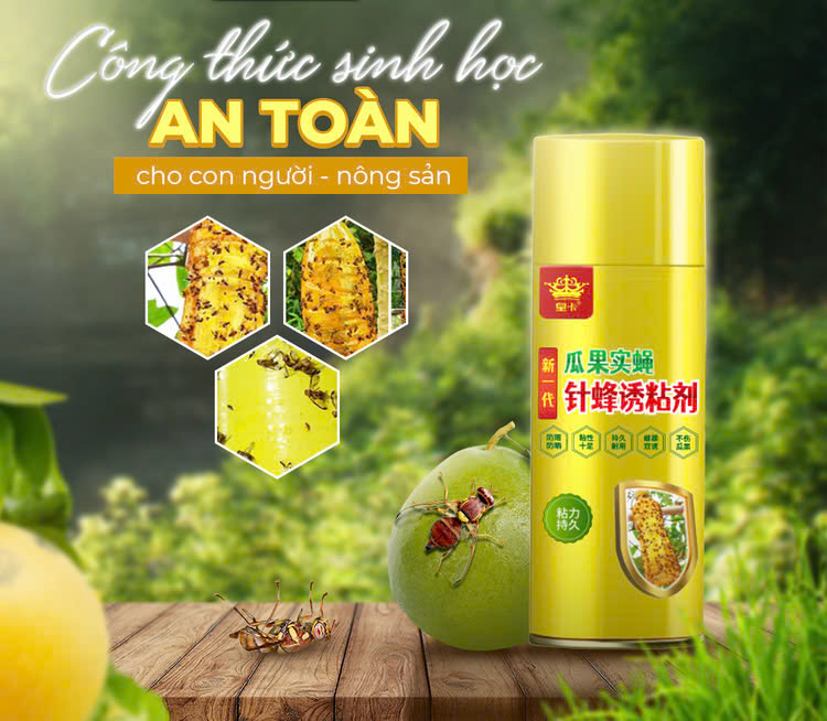 Chai Keo Xịt Bẫy Ruồi Vàng – Giải Pháp Hiệu Quả Bảo Vệ Vườn Cây Trái