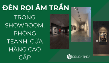 Tại Sao Các Showroom, Phòng Tranh, Cửa Hàng Cao Cấp Chọn Đèn Rọi Âm Trần