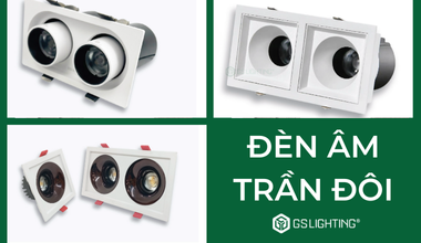 Giải Pháp Chiếu Sáng Nghệ Thuật Với Đèn Âm Trần Đôi