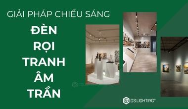 Giải Pháp Chiếu Sáng Tranh Treo Tường Với Đèn Rọi Tranh Âm Trần