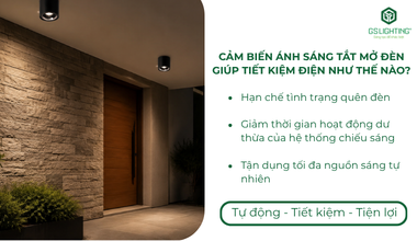 Cảm Biến Ánh Sáng Tắt Mở Đèn Giúp Tiết Kiệm Điện Như Thế Nào?