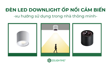 Xu Hướng Sử Dụng Đèn LED Downlight Ốp Nổi Cảm Biến Trong Nhà Thông Minh