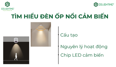 Tìm Hiểu Đèn Ốp Nổi Cảm Biến