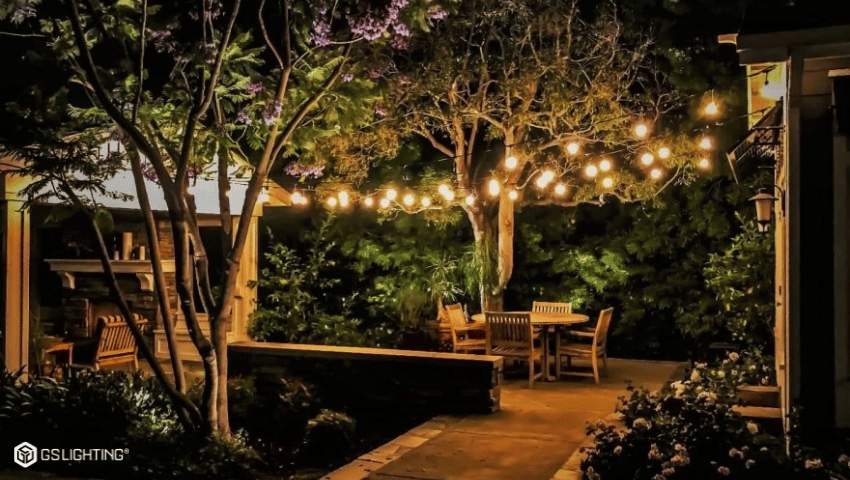 lắp đặt đèn cảnh quan