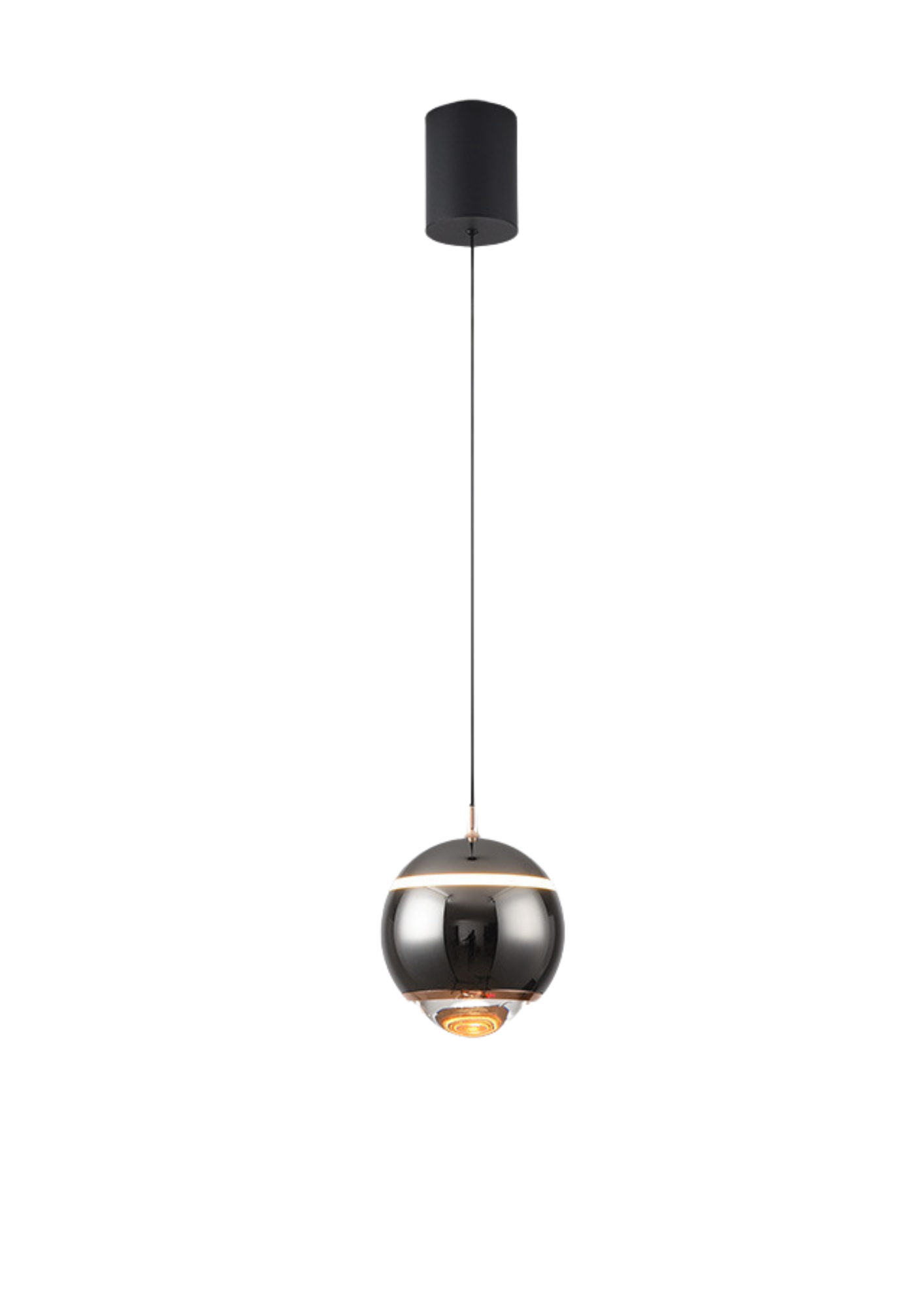 Đèn thả Spotlight kèm dải sáng - Pearl Black / GS-PST