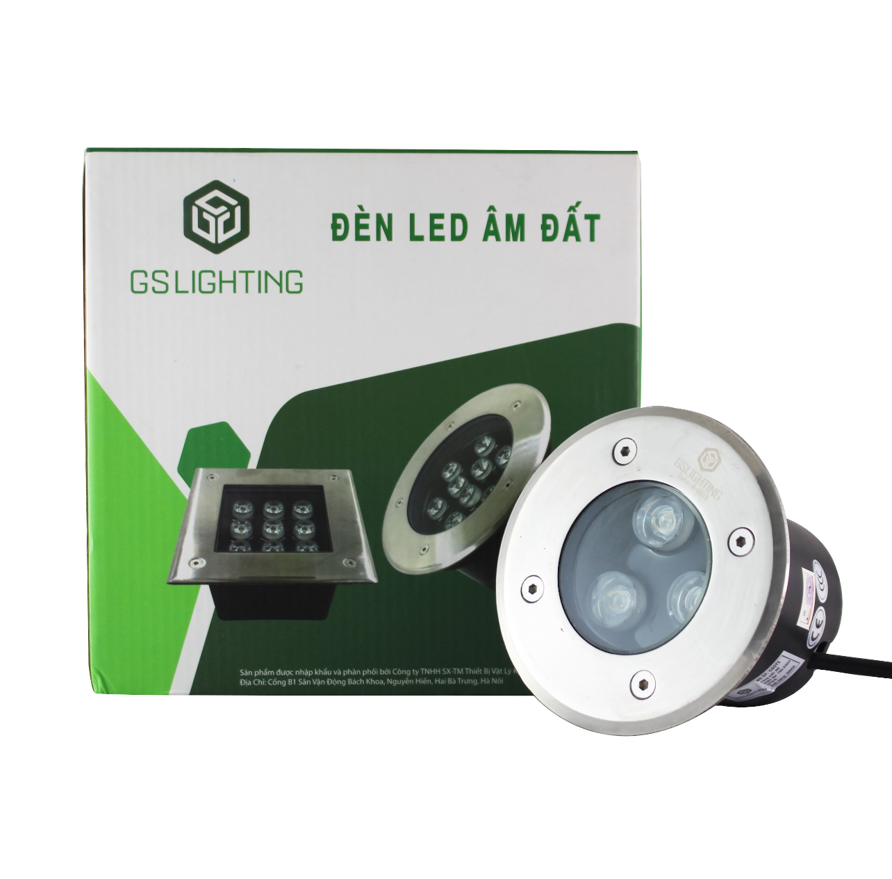 Đèn âm đất tròn / GSDT