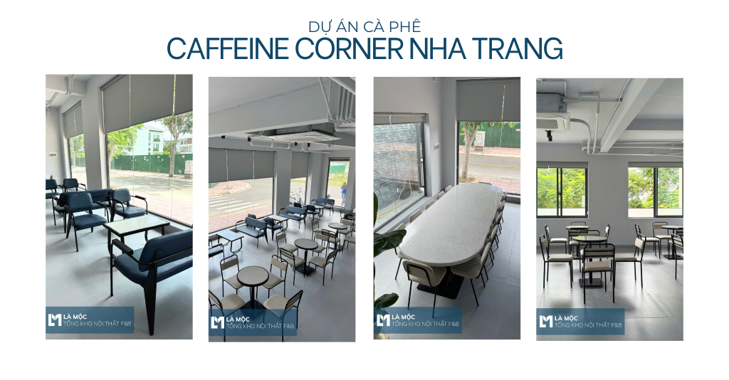 Là Mộc Thi Công Dự Án Quán Caffeine Corner tại Nha Trang
