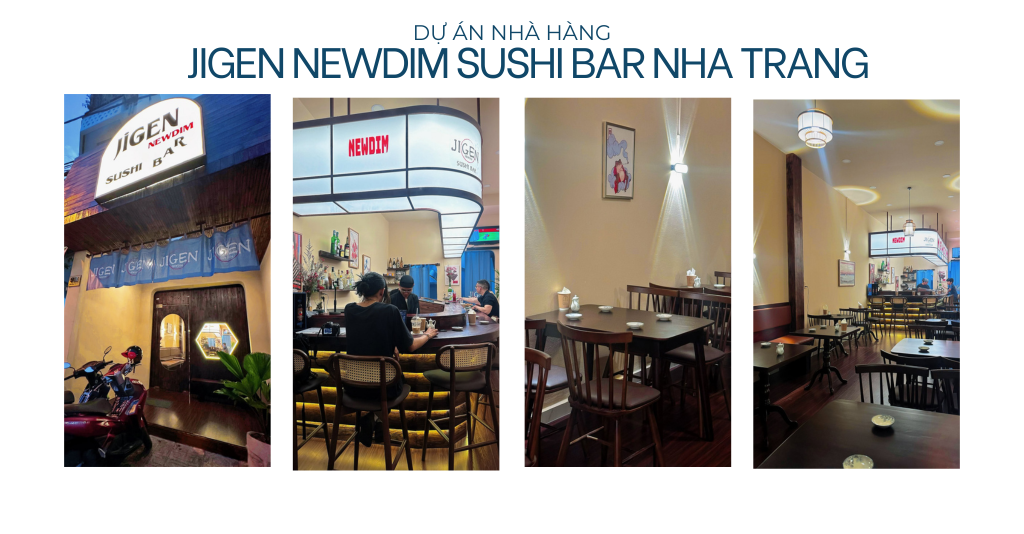 Jigen Newdim Sushi Bar Nha Trang – Không Gian Nhật Bản Hiện Đại Được Hoàn Thiện Bởi Là Mộc