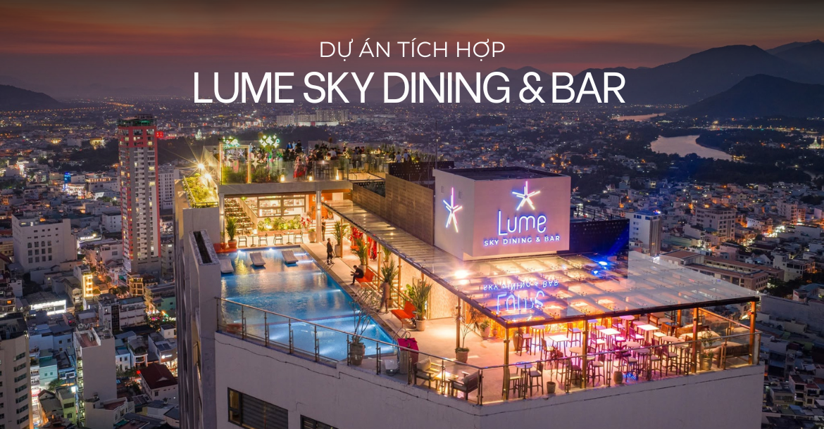 Thi Công Nội Thất Rooftop Bar Tại Nha Trang: Dự Án Lume Sky Dining & Bar Với View Triệu Đô