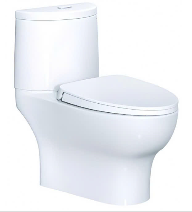 Bồn Cầu CAESAR CD1349 Thùng T1149 Nắp Êm