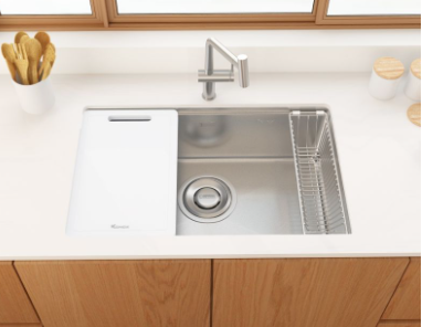Chậu rửa bát inox 1 hố Konox TARI 7648SR