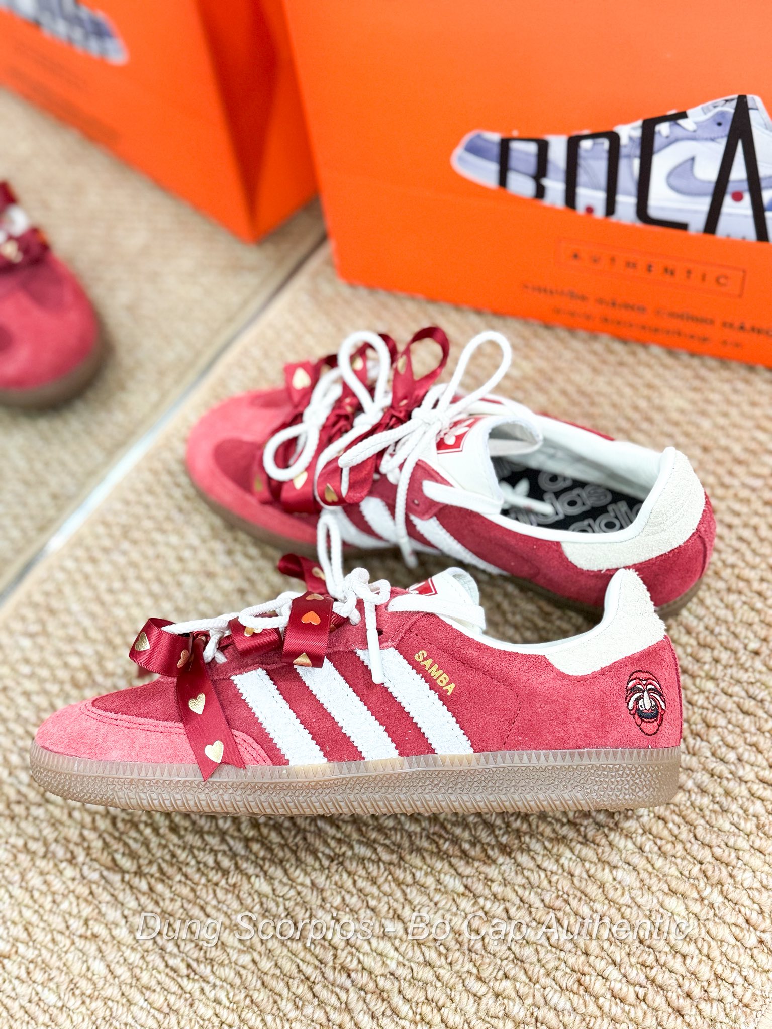 Giày Adidas Samba OG Tal Đỏ Nhung ''Talchum Pack ‑ Scarlet