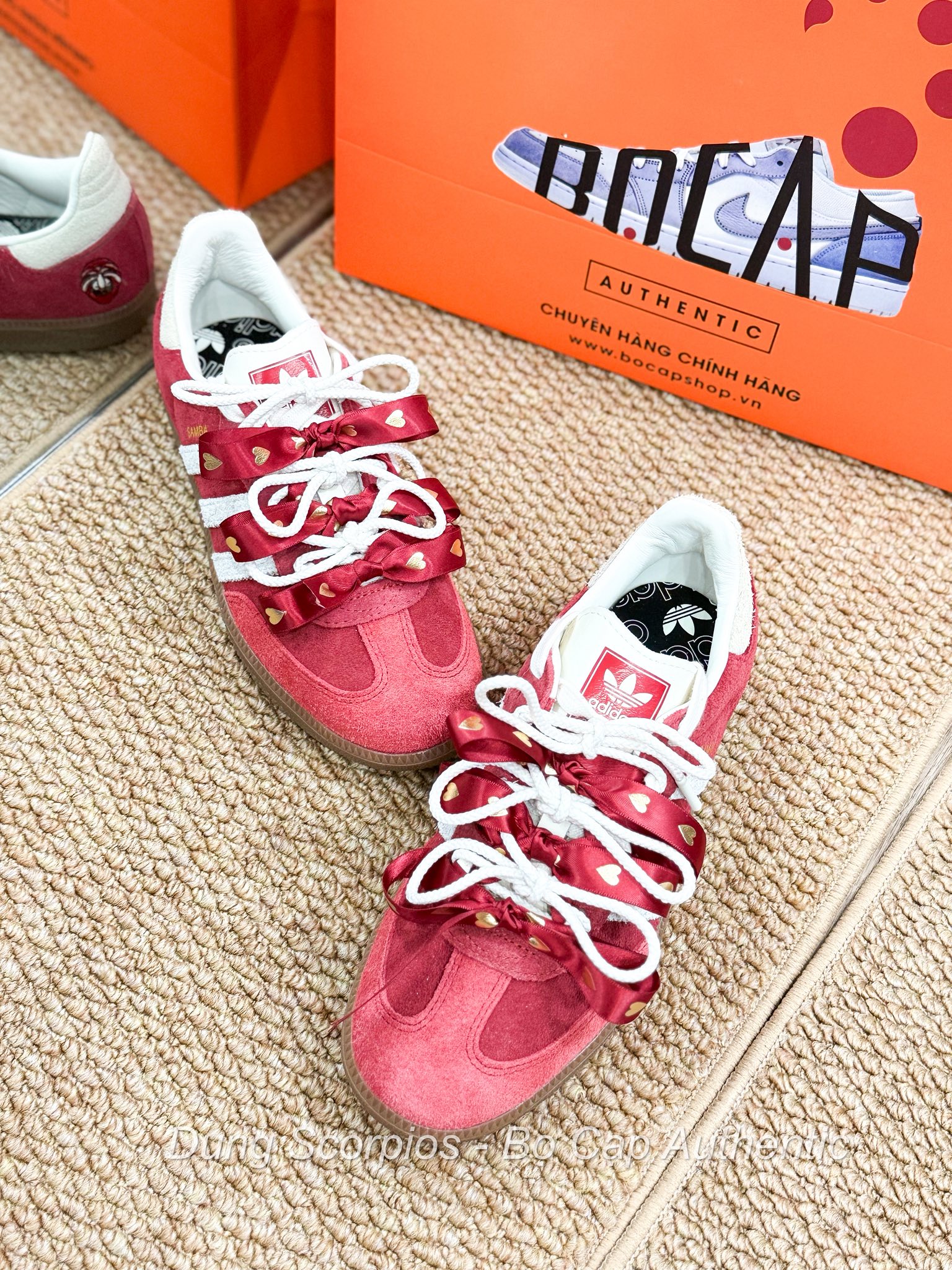 Giy Adidas Samba OG Tal  Nhung ''Talchum Pack  Scarlet'' - IG8905 | B  Cp Shop