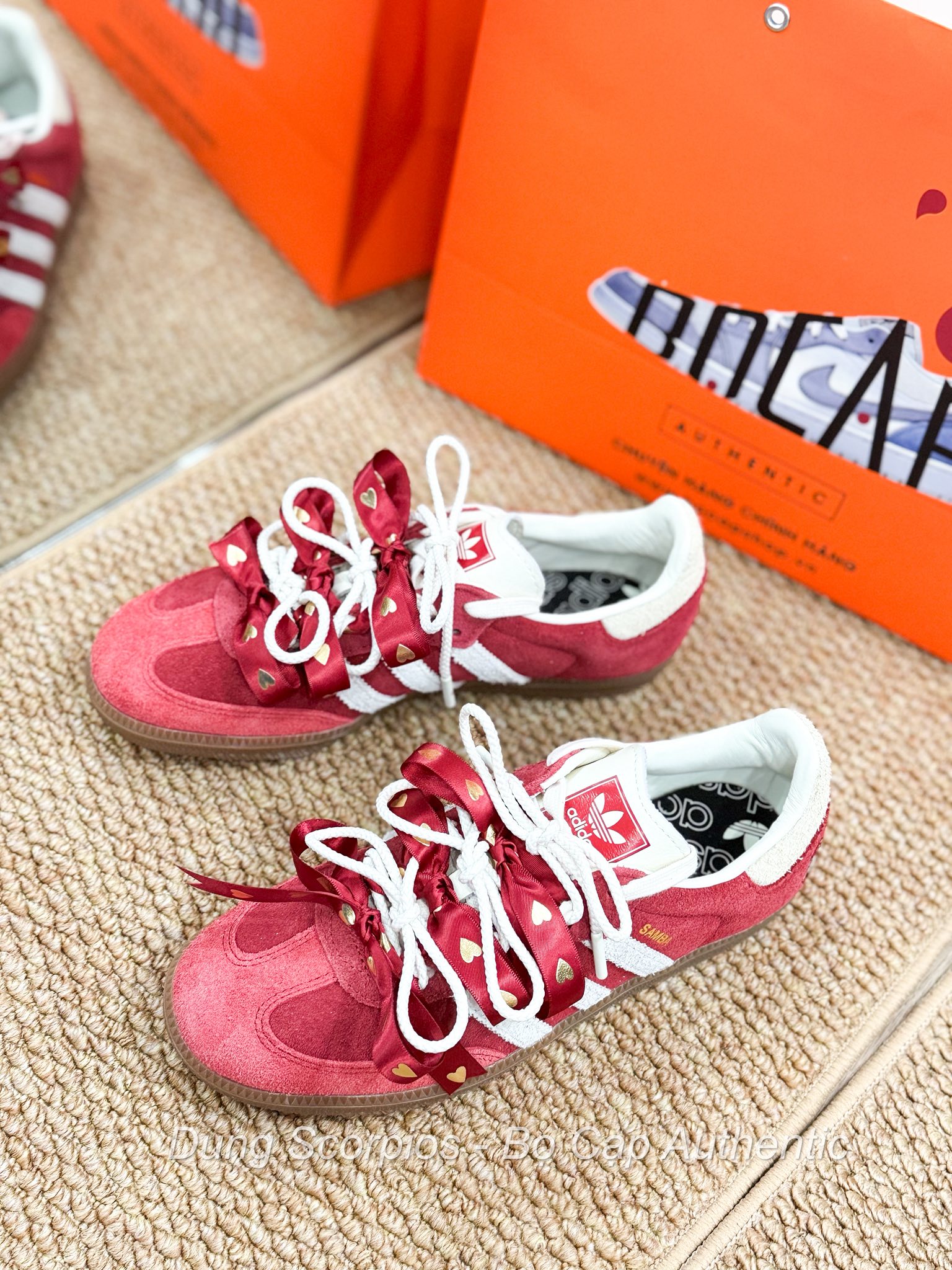 Giày Adidas Samba OG Tal Đỏ Nhung ''Talchum Pack ‑ Scarlet