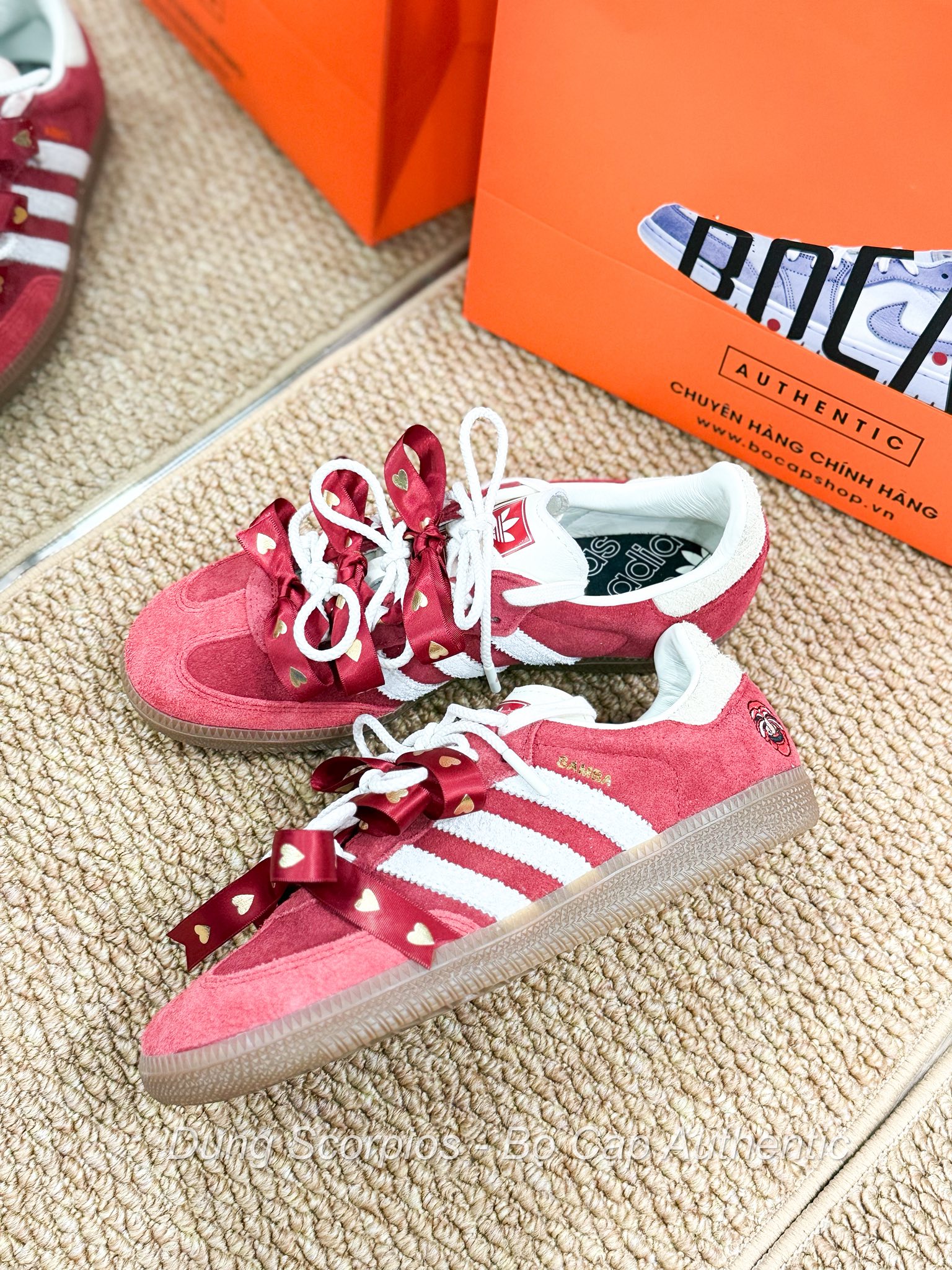 Giày Adidas Samba OG Tal Đỏ Nhung ''Talchum Pack ‑ Scarlet