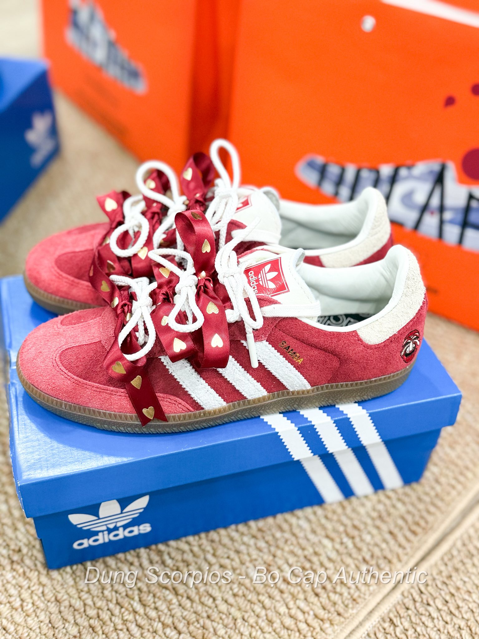 Giy Adidas Samba OG Tal  Nhung ''Talchum Pack  Scarlet'' - IG8905 | B  Cp Shop