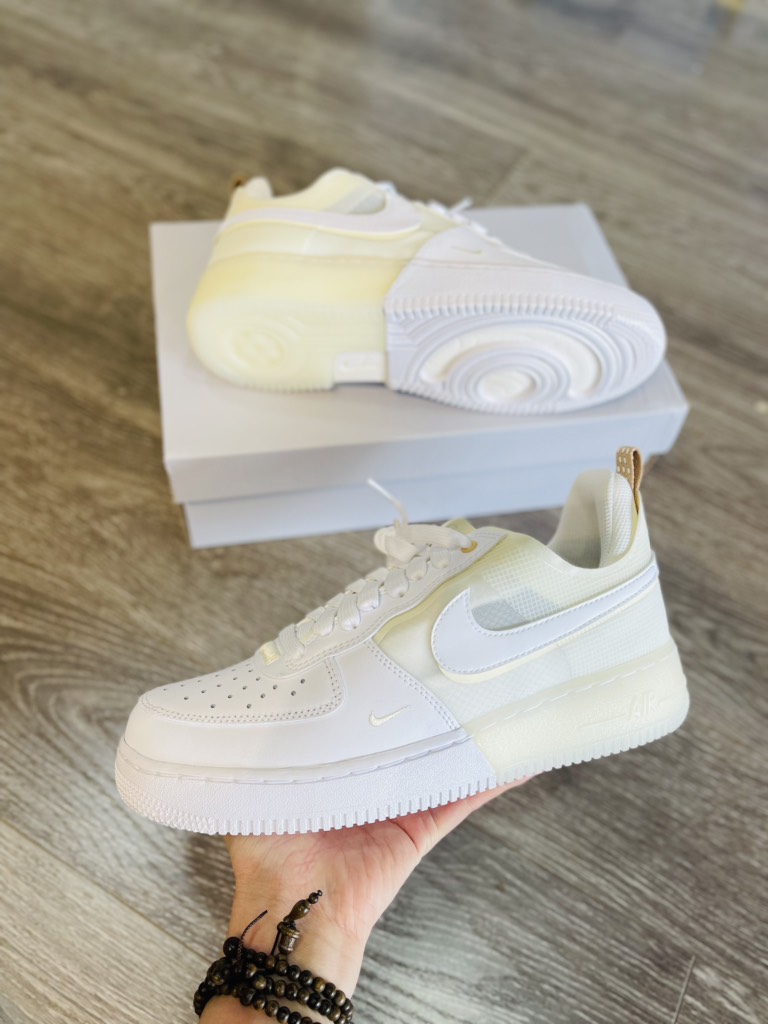 GIAY Nike Air Force 1 React Coconut Milk DH7615 100 B C p Shop
