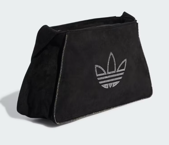【ADIDAS】Suede Shoulder Bag ★あたたかい素材でかわいい感じ TÚI ADIDAS SEUDE SHOULDER RHINESTONES - IT7375 | Bọ Cạp Shop