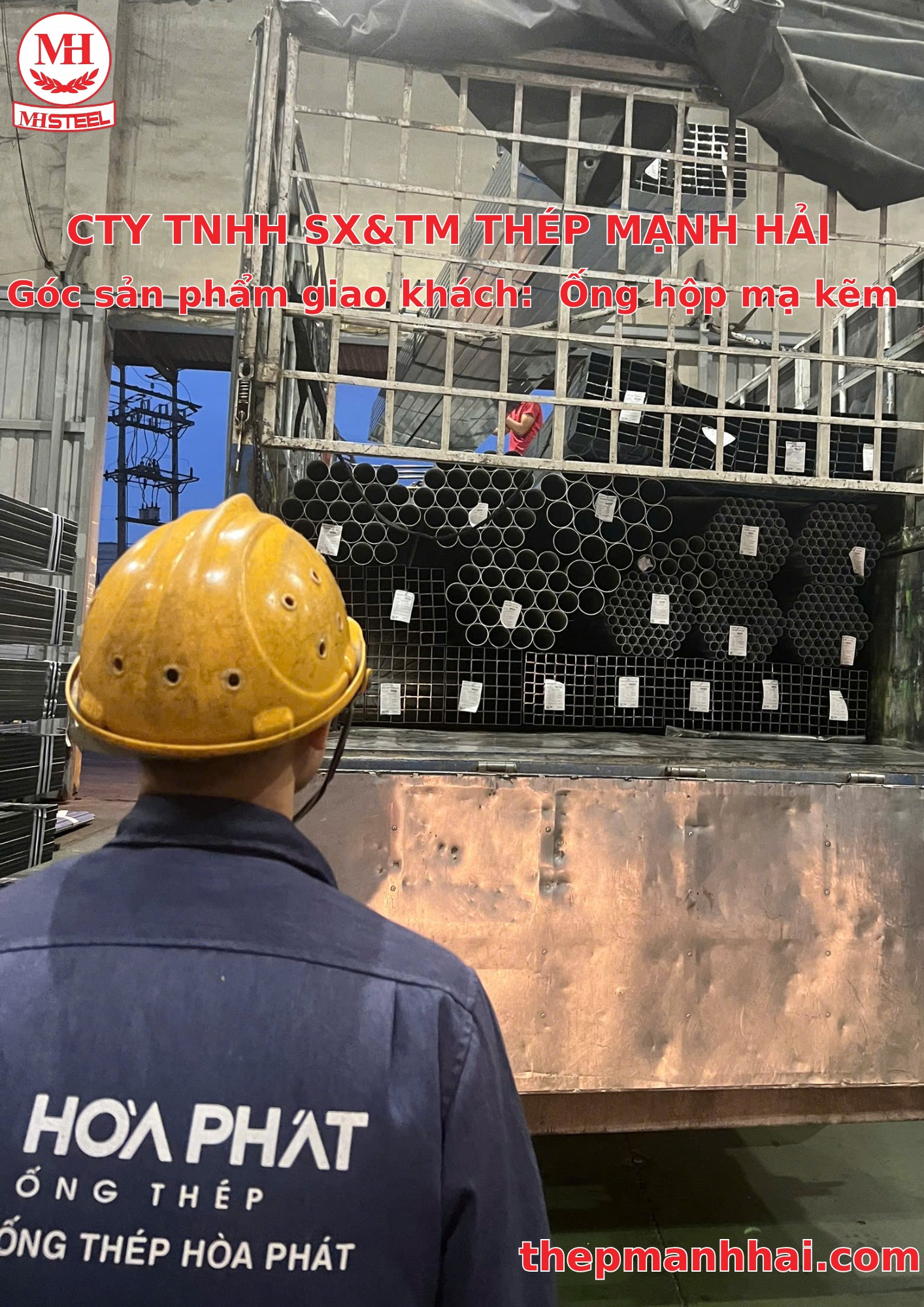 Ống Hộp tôn mạ kẽm| Ống Hộp Hoà Phát giá tốt | Mạ kẽm