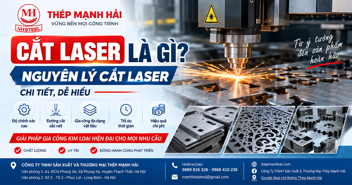 Cắt Laser là gì? Nguyên lý cắt Laser chi tiết, dễ hiểu