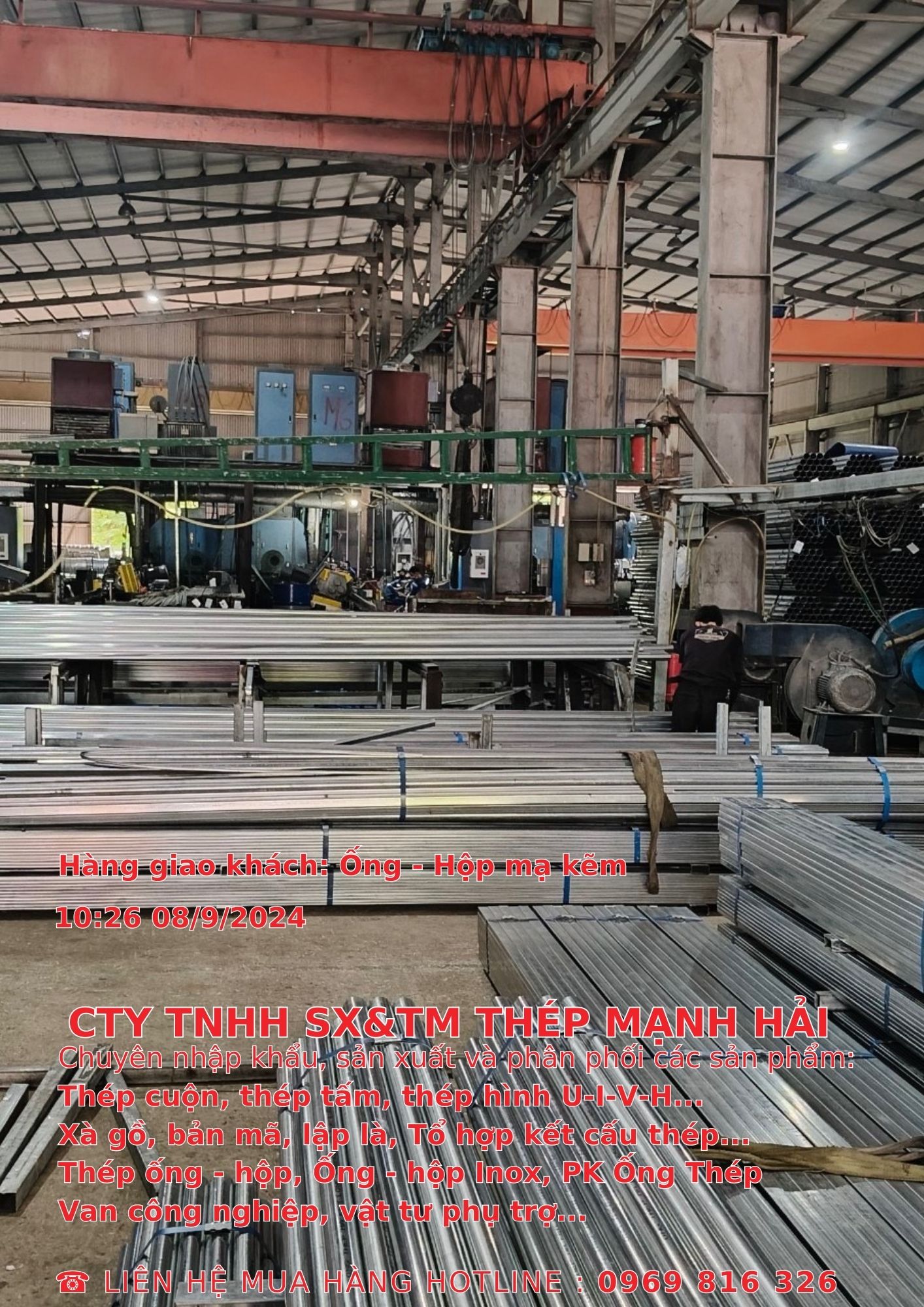 Ống Hộp Mạ Kẽm
