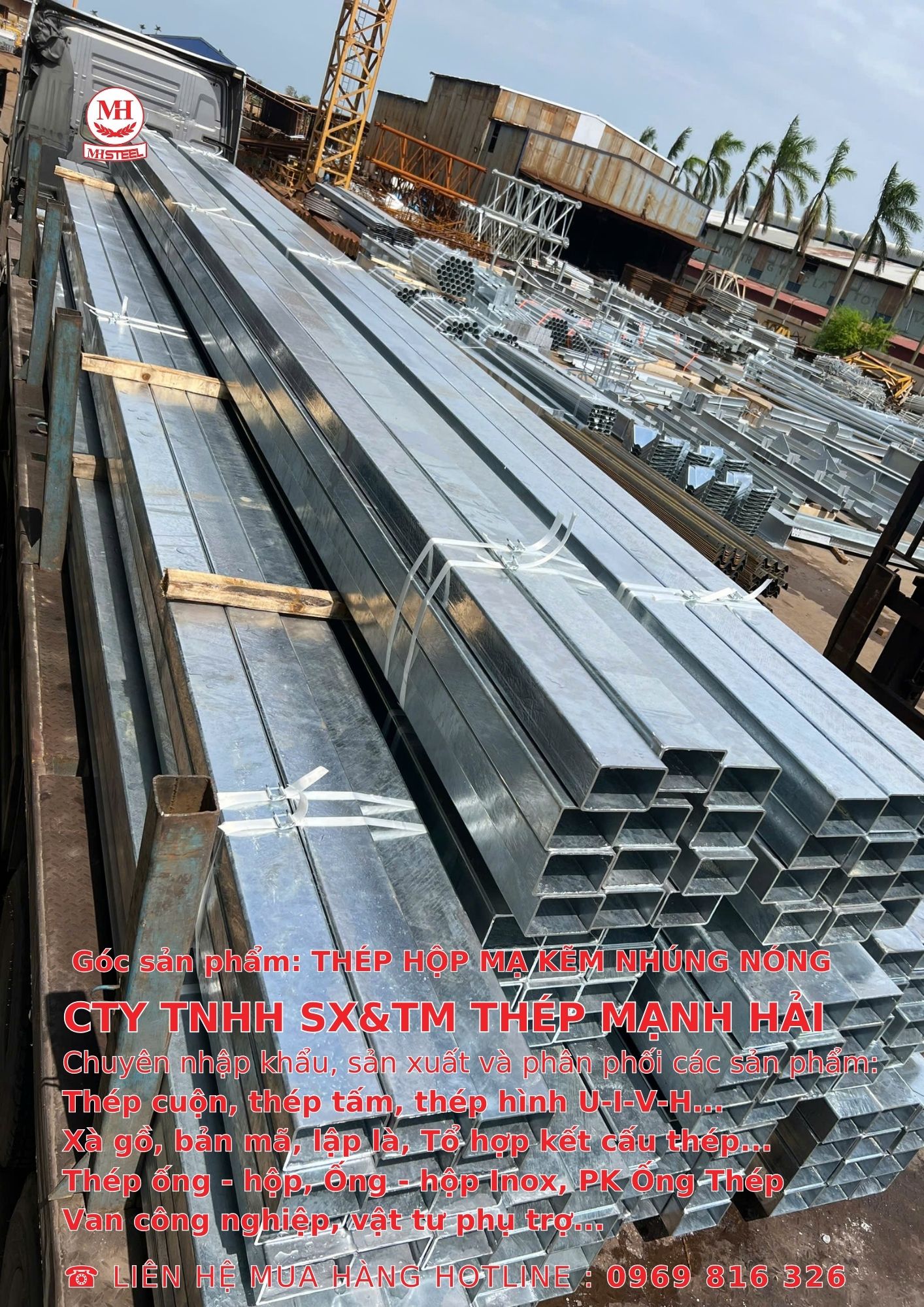 Hàng giao công trình - THÉP MẠNH HẢI