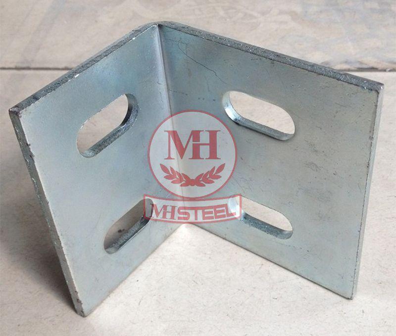 Bản mã inox chữ L có lỗ oval