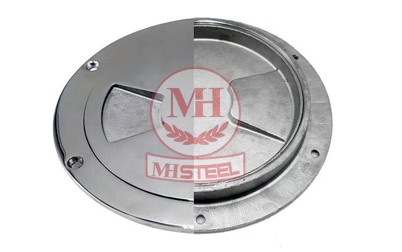 Bản mã inox tròn có lỗ giữa