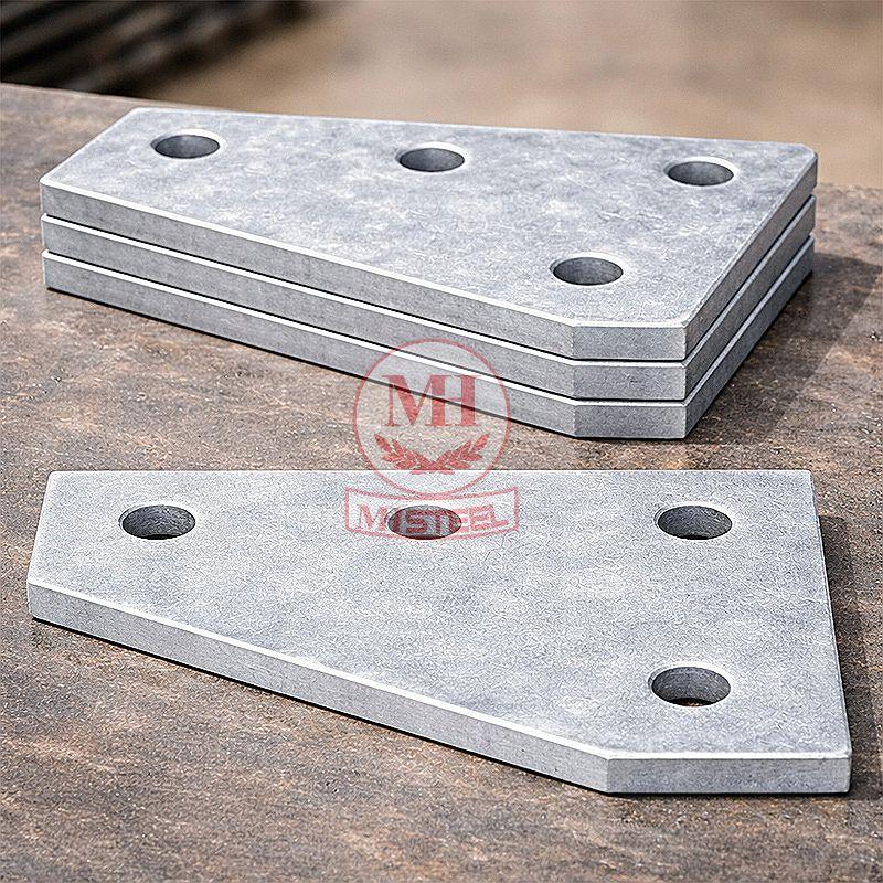 Bản mã thép hình đa giác có lỗ bắt bu lông
