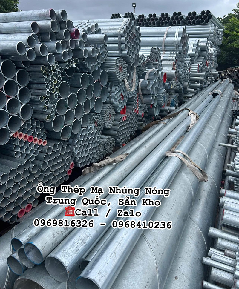 Ống thép mạ kẽm nhúng nóng càn đảm bảo đúng quy cách với công trình.