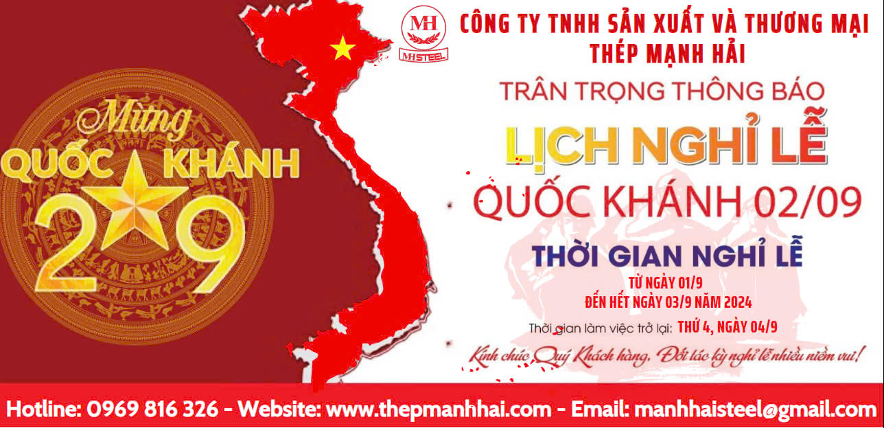 THÔNG BÁO NGHỈ LỄ 2-9
