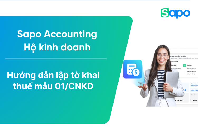 Thêm tờ khai thuế trên phần mềm Sapo Accounting - Hộ kinh doanh