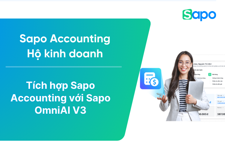 Kết nối ứng dụng Sapo Accounting - Hộ kinh doanh với phần mềm Sapo OmniAI